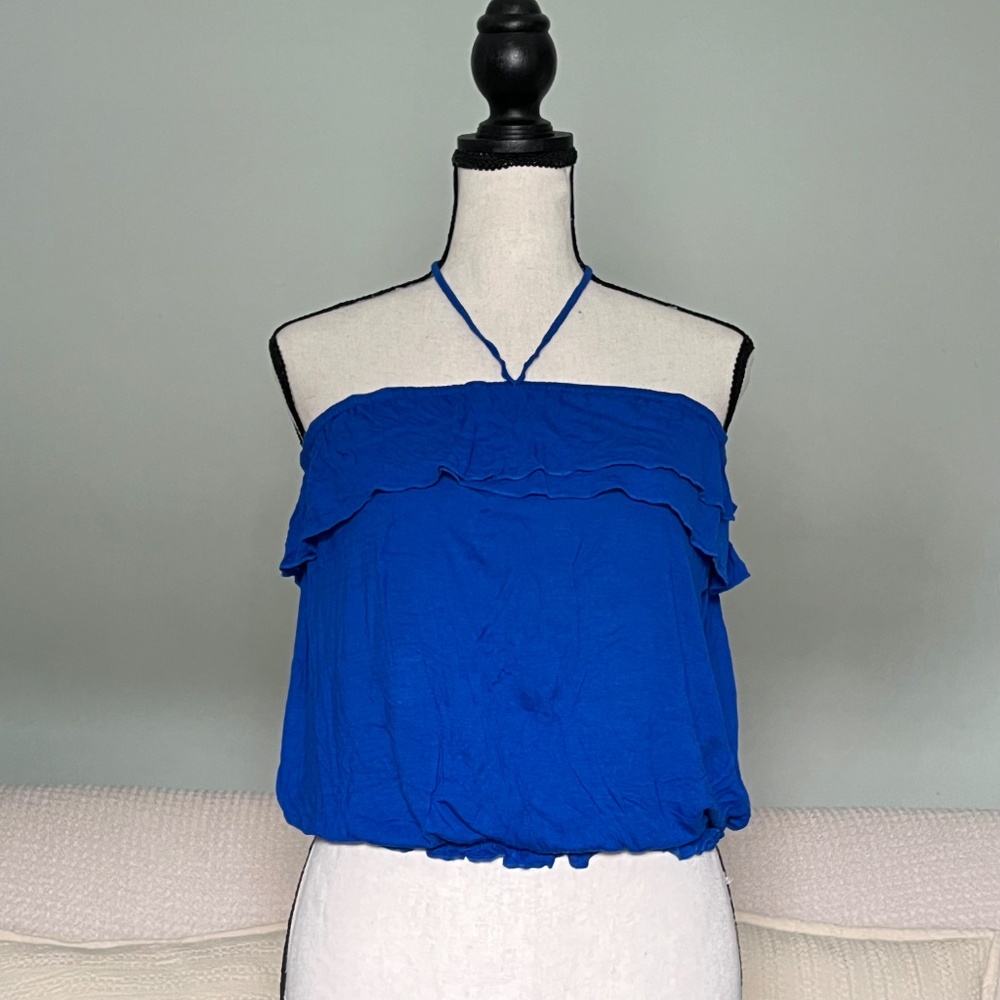 ILoveH81 Ruffle Halter Top - Picture 2 of 5